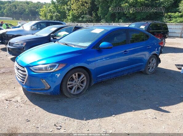 5NPD84LFXHH027559 2017 HYUNDAI ELANTRA Blue Vista tres cuartos delantera izquierda