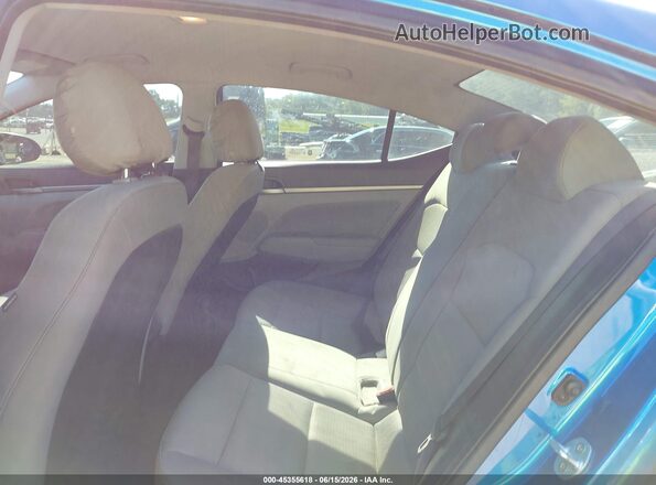5NPD84LFXHH027559 2017 HYUNDAI ELANTRA Blue Vista de la etiqueta del VIN