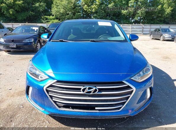 5NPD84LFXHH027559 2017 HYUNDAI ELANTRA Blue Vista interior trasera