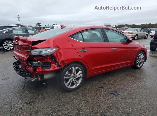 5NPD84LFXHH050503 2017 HYUNDAI ELANTRA Red 