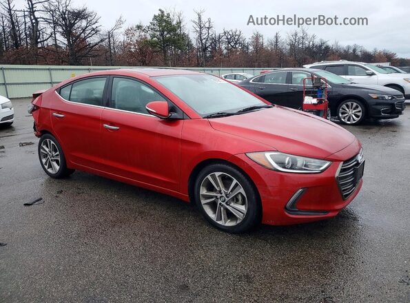 5NPD84LFXHH050503 2017 HYUNDAI ELANTRA Red 