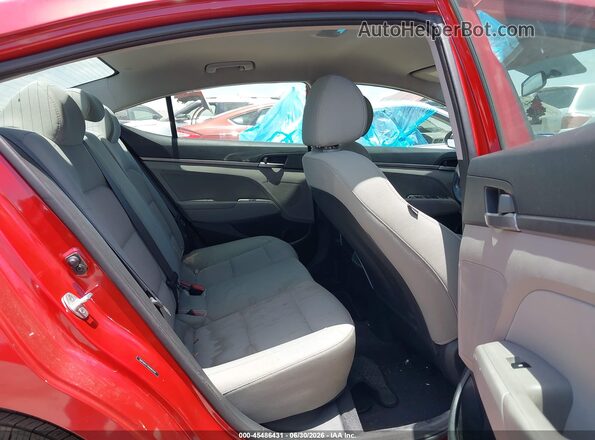 5NPD84LFXHH065518 2017 HYUNDAI ELANTRA Red Вид наклейки з VIN-кодом
