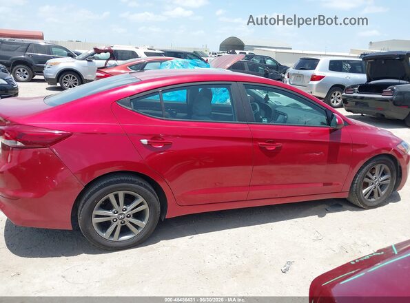 5NPD84LFXHH065518 2017 HYUNDAI ELANTRA Red Вид задньої частини салону