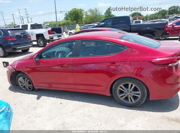 5NPD84LFXHH065518 2017 HYUNDAI ELANTRA Red Панорамний вид салону 360°