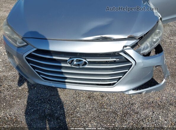 5NPD84LFXHH067267 2017 HYUNDAI ELANTRA Silver Front view