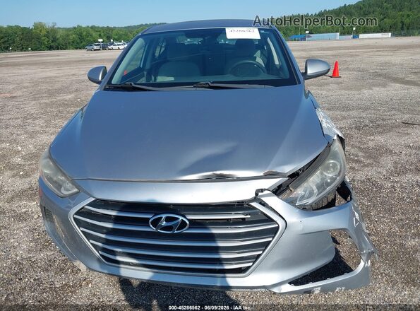 5NPD84LFXHH067267 2017 HYUNDAI ELANTRA Silver Instrument cluster view