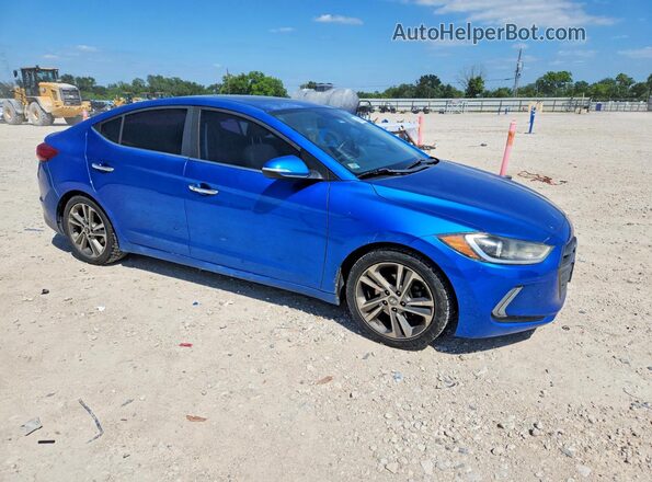 5NPD84LFXHH069567 2017 HYUNDAI ELANTRA Blue 