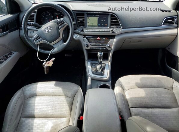 5NPD84LFXHH070640 2017 HYUNDAI ELANTRA Black 