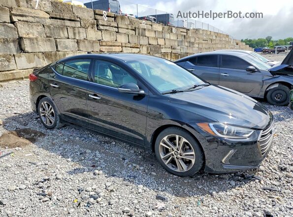 5NPD84LFXHH070640 2017 HYUNDAI ELANTRA Black 