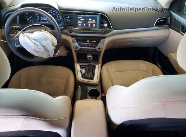 5NPD84LFXHH120775 2017 HYUNDAI ELANTRA Silver Առջևի վահանակի տեսք