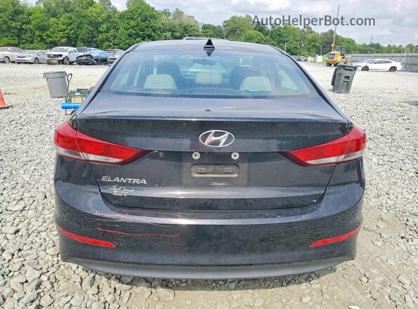 5NPD84LFXHH121005 2017 HYUNDAI ELANTRA Black Rear view