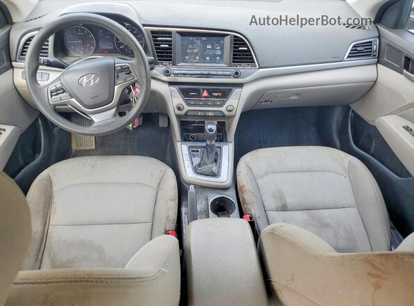 5NPD84LFXHH121005 2017 HYUNDAI ELANTRA Black Dashboard view
