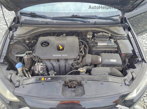5NPD84LFXHH121005 2017 HYUNDAI ELANTRA Black Rear interior view