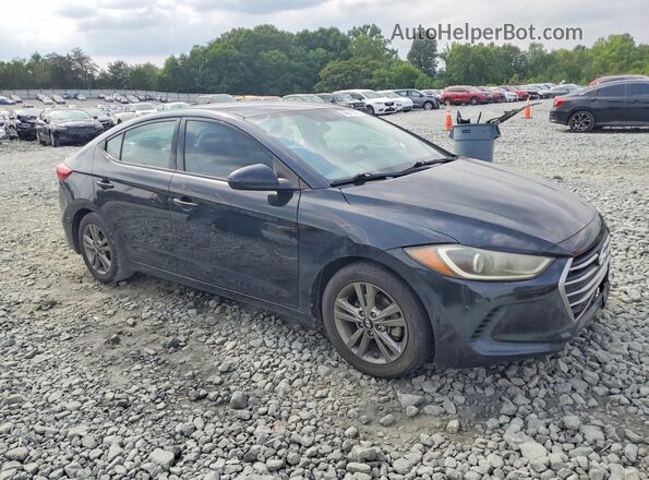 5NPD84LFXHH121005 2017 HYUNDAI ELANTRA Black Front right