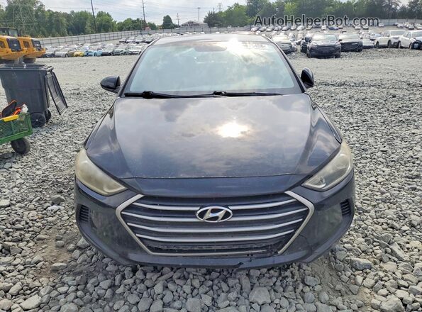 5NPD84LFXHH121005 2017 HYUNDAI ELANTRA Black Front view