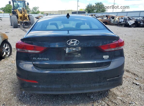 5NPD84LFXHH146843 2017 HYUNDAI ELANTRA Black Հետևի տեսք