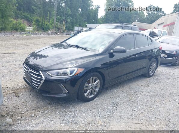 5NPD84LFXHH147619 2017 HYUNDAI ELANTRA Black Front left