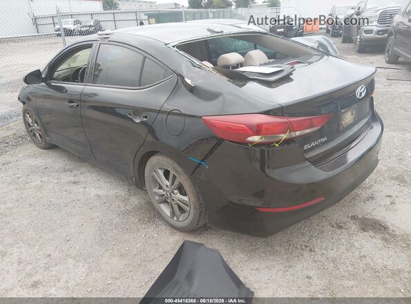 5NPD84LFXHH170379 2017 HYUNDAI ELANTRA Black Задня ліва чверть
