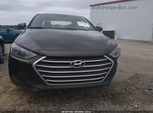 5NPD84LFXHH170379 2017 HYUNDAI ELANTRA Black Вид щитка приладів