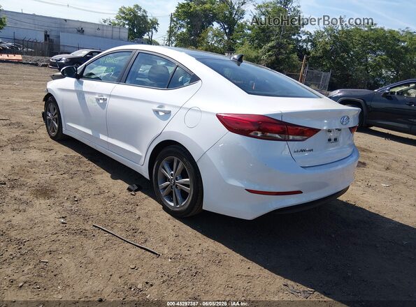 5NPD84LFXHH201114 2017 HYUNDAI ELANTRA White Trasero izquierdo