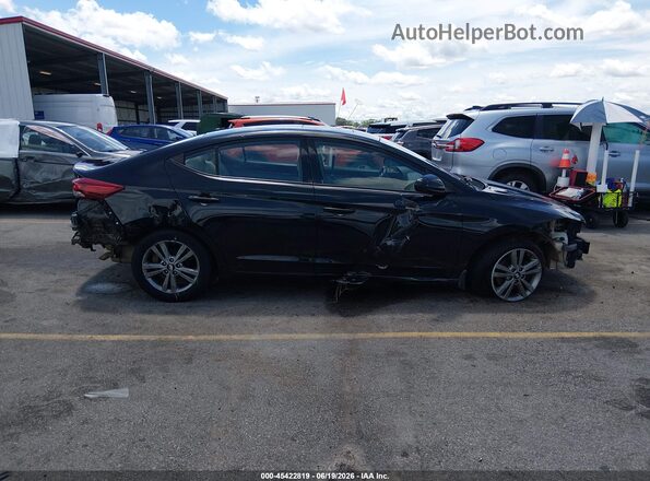 5NPD84LFXHH205731 2017 HYUNDAI ELANTRA Black Սալոնի 360 աստիճան տեսք
