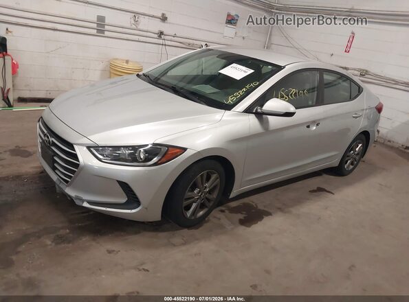 5NPD84LFXJH267281 2018 HYUNDAI ELANTRA Silver Front left