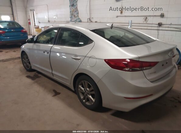 5NPD84LFXJH267281 2018 HYUNDAI ELANTRA Silver Rear left