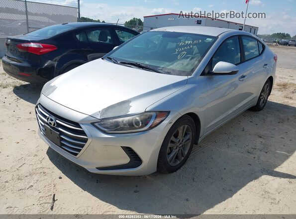 5NPD84LFXJH267832 2018 HYUNDAI ELANTRA Silver Front left