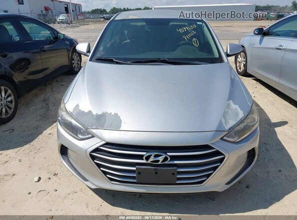 5NPD84LFXJH267832 2018 HYUNDAI ELANTRA Silver Front view