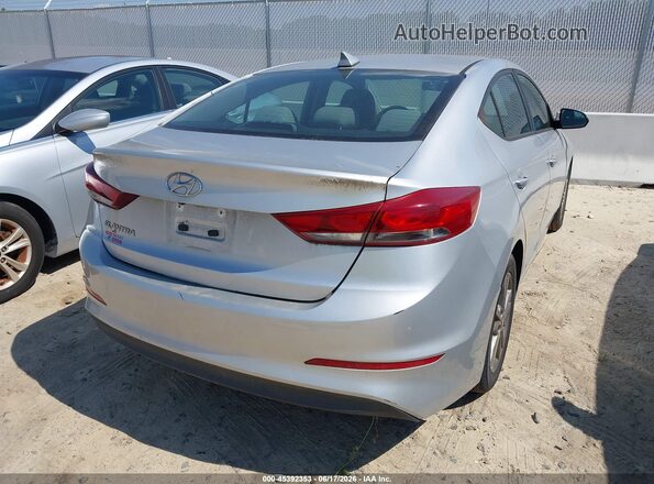 5NPD84LFXJH267832 2018 HYUNDAI ELANTRA Silver 