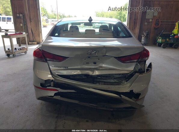5NPD84LFXJH274716 2018 HYUNDAI ELANTRA Серый Вид спереди