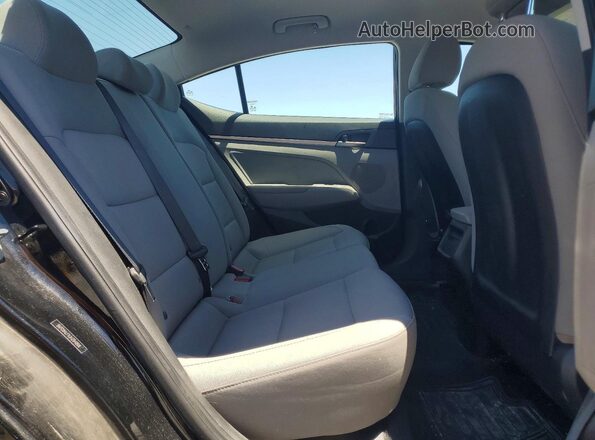 5NPD84LFXJH294898 2018 HYUNDAI ELANTRA Black Вид задніх сидінь