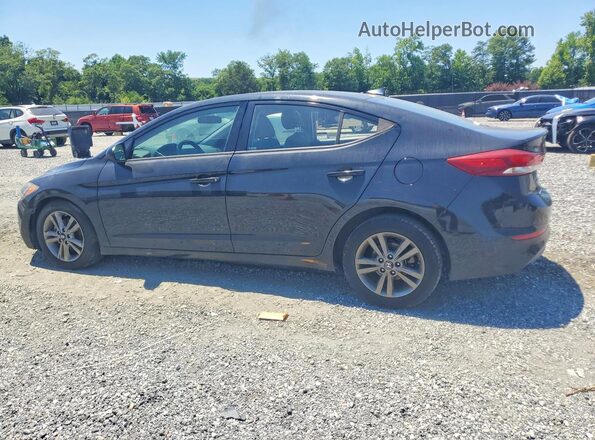 5NPD84LFXJH294898 2018 HYUNDAI ELANTRA Black Задня ліва чверть