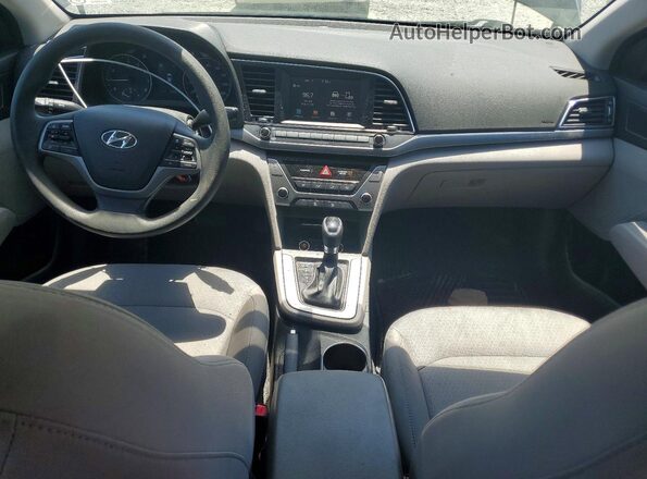 5NPD84LFXJH294898 2018 HYUNDAI ELANTRA Black Вид панелі приладів