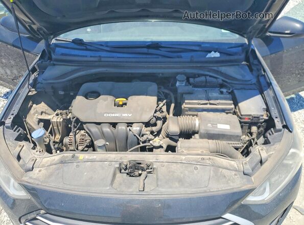 5NPD84LFXJH294898 2018 HYUNDAI ELANTRA Black Вид задньої частини салону