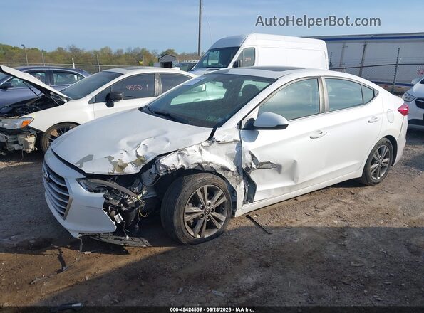 5NPD84LFXJH306533 2018 HYUNDAI ELANTRA White Передня ліва чверть