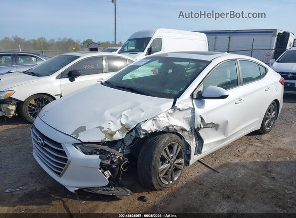 5NPD84LFXJH306533 2018 HYUNDAI ELANTRA White Вид спереду