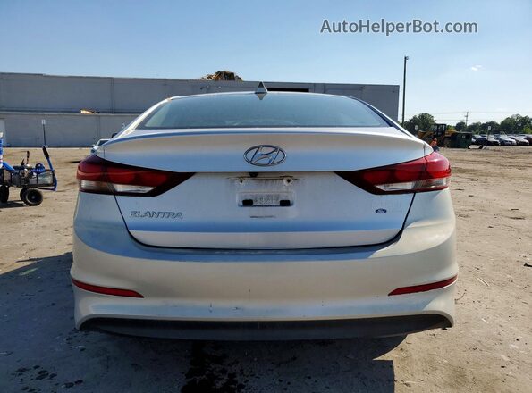 5NPD84LFXJH312185 2018 HYUNDAI ELANTRA Silver Vista trasera