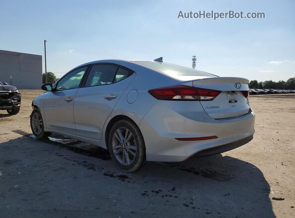 5NPD84LFXJH312185 2018 HYUNDAI ELANTRA Silver Trasero izquierdo