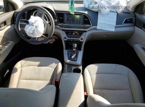 5NPD84LFXJH312185 2018 HYUNDAI ELANTRA Silver Vista del salpicadero