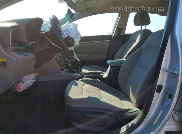 5NPD84LFXJH312185 2018 HYUNDAI ELANTRA Silver Vista interior delantera