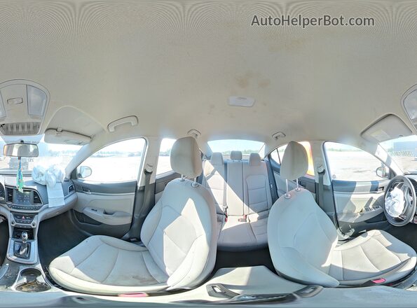 5NPD84LFXJH312185 2018 HYUNDAI ELANTRA Silver Vista de la etiqueta del VIN