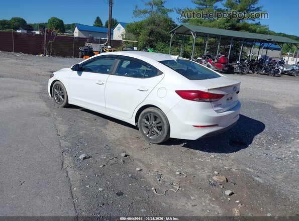 5NPD84LFXJH326734 2018 HYUNDAI ELANTRA White Задня ліва чверть