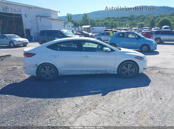 5NPD84LFXJH326734 2018 HYUNDAI ELANTRA White Вид задньої частини салону
