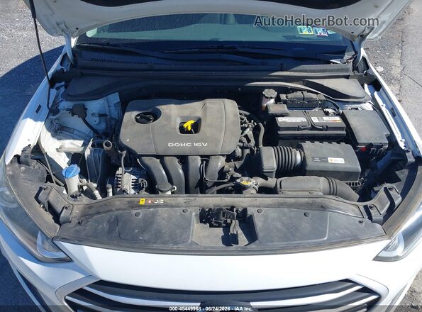 5NPD84LFXJH326734 2018 HYUNDAI ELANTRA White Вид ззаду