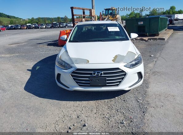 5NPD84LFXJH326734 2018 HYUNDAI ELANTRA White Вид щитка приладів