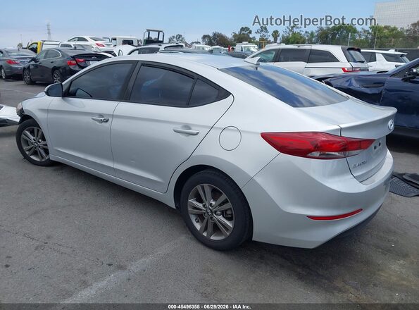 5NPD84LFXJH341718 2018 HYUNDAI ELANTRA Silver Trasero izquierdo