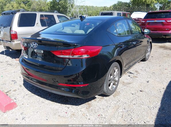 5NPD84LFXJH347230 2018 HYUNDAI ELANTRA Black Задня права чверть