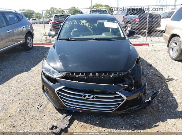 5NPD84LFXJH347230 2018 HYUNDAI ELANTRA Black Вид задньої частини салону