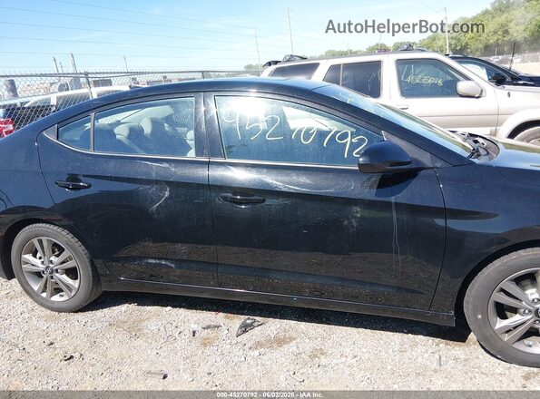 5NPD84LFXJH347230 2018 HYUNDAI ELANTRA Black Панорамний вид салону 360°